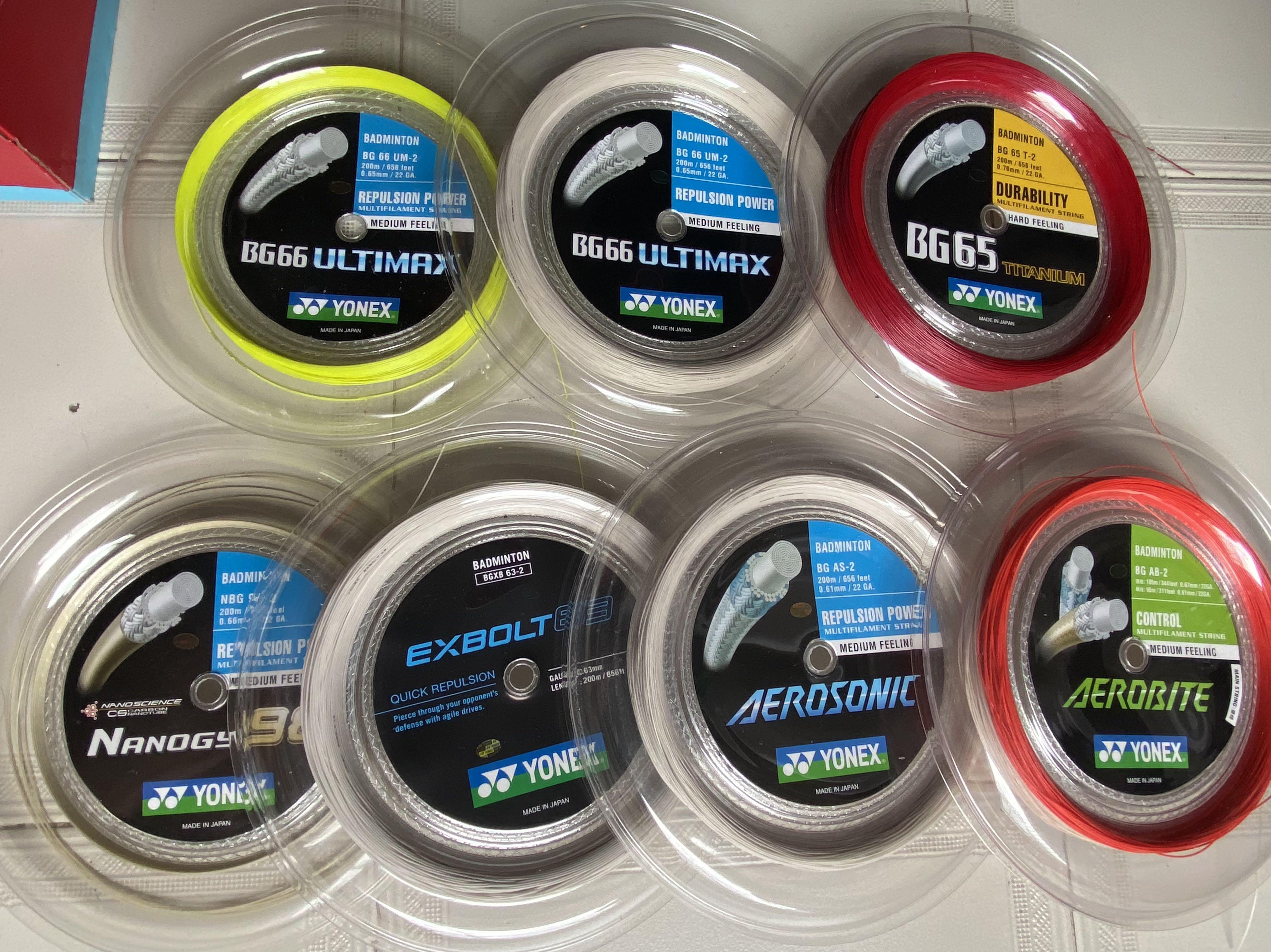 Badminton racket restring 13 to 17, Sports Equipment, Sports & Games