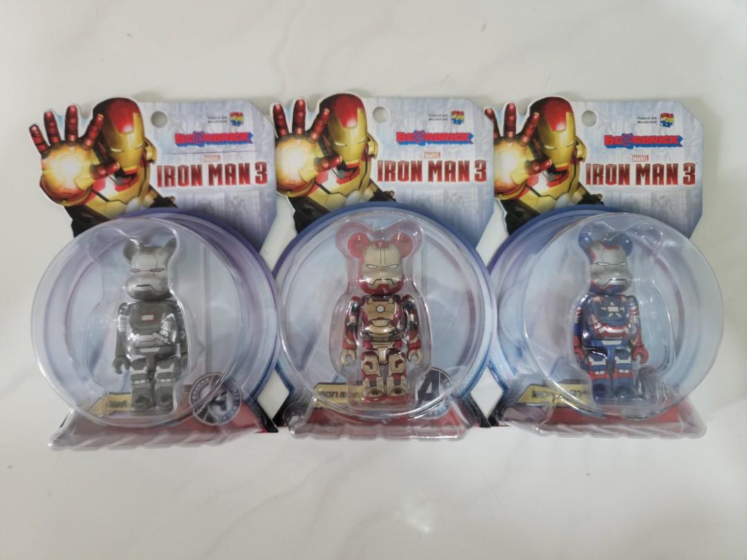 Bearbrick Be@rbrick 100% MARVEL iron man 3 Patriot War Machine 戰