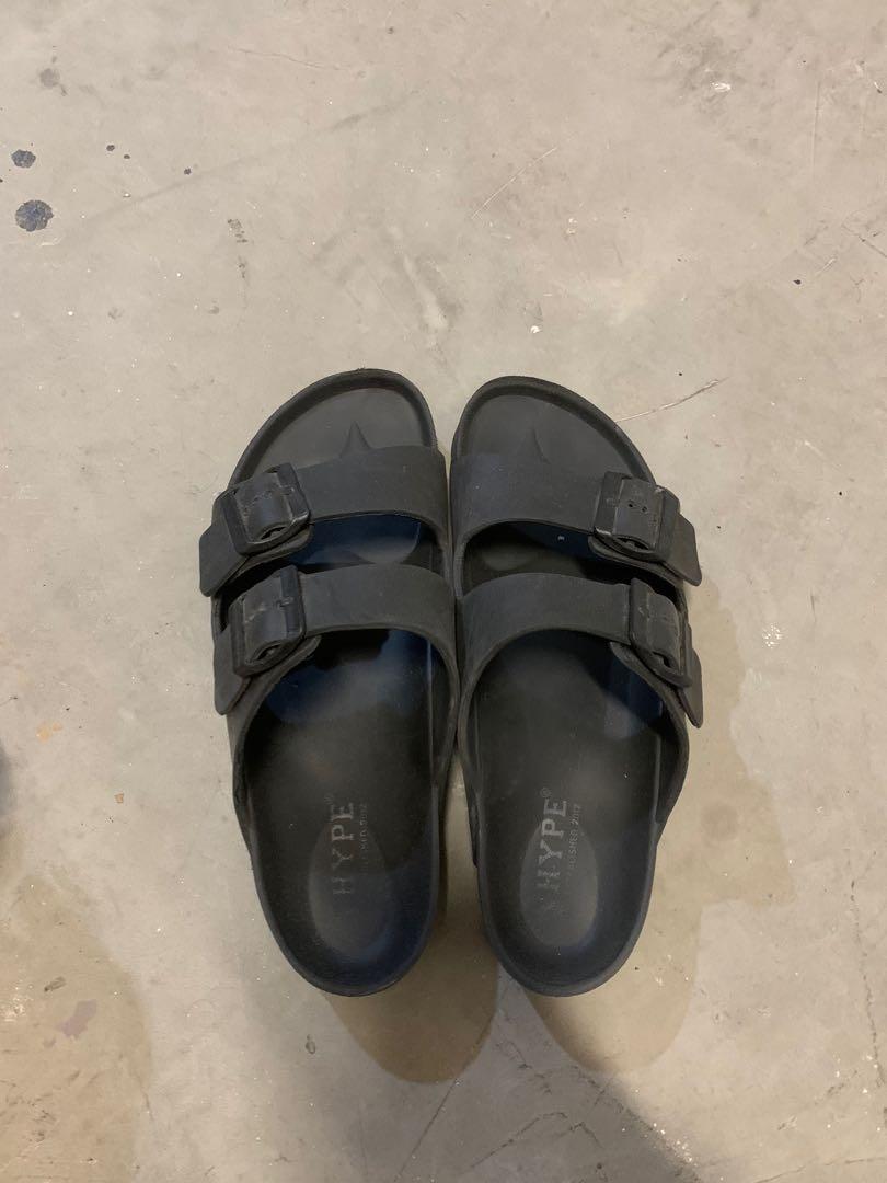 Black Sandals (39), Women's Fashion, Footwear, Flipflops and Slides on ...
