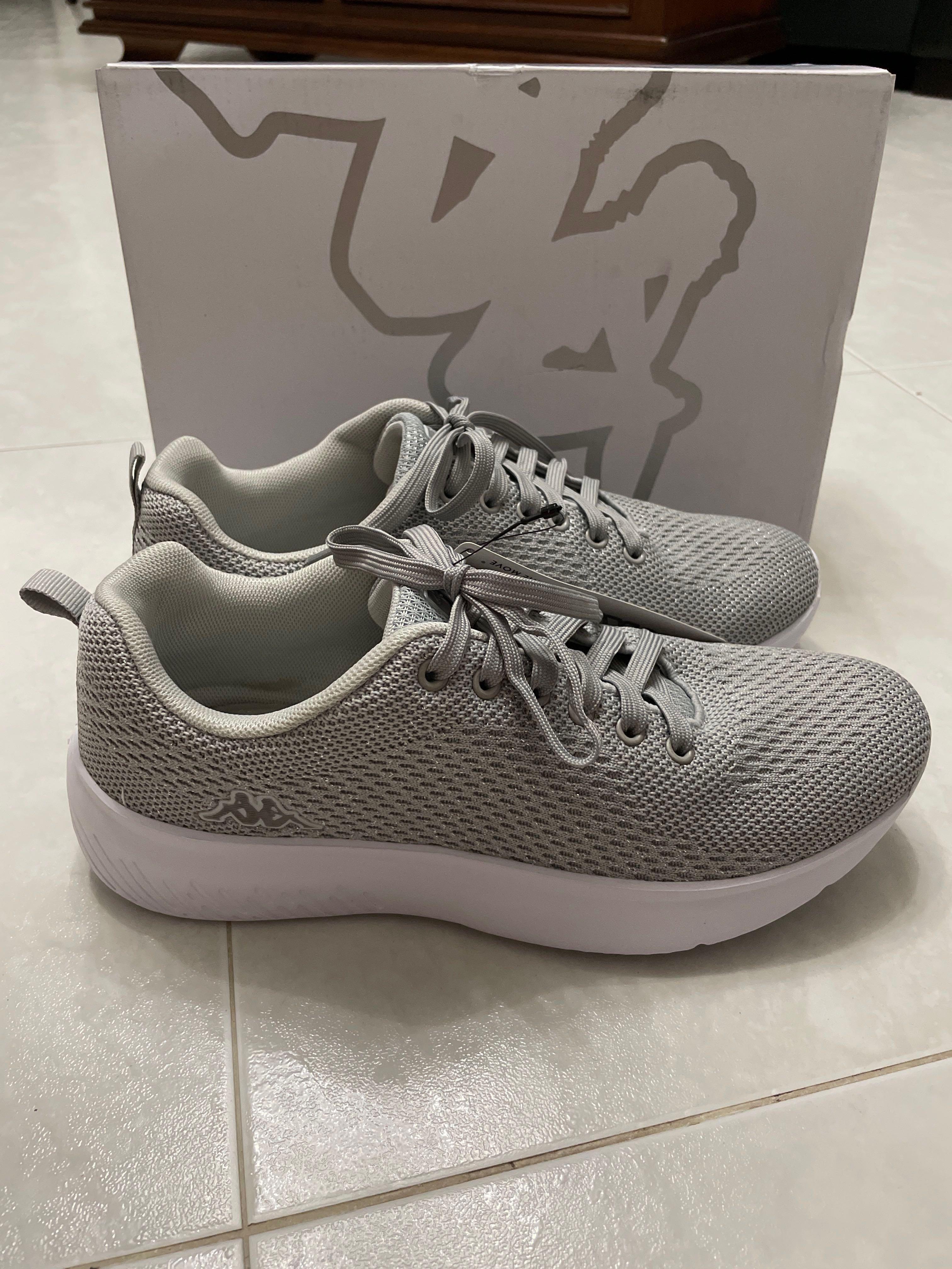 Hovedgade marionet Nødvendig BN Kappa Sports Shoe in Grey/Silver Colour, Women's Fashion, Footwear,  Sneakers on Carousell