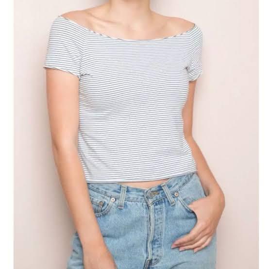 Brandy Melville Striped Shirt, Women's 