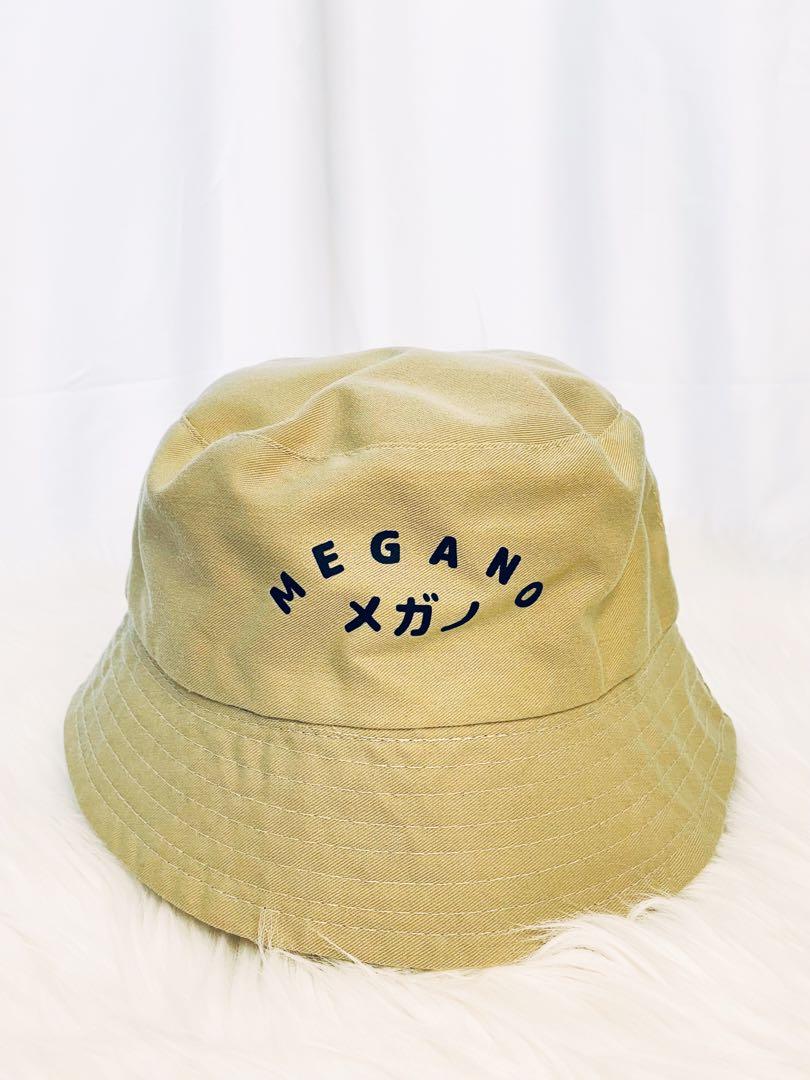 Bucket Hat Megano Cream, Fesyen Pria 