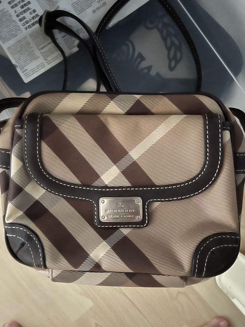 Burberry Blue Label Crossbody Camera Bag, Women's Fashion, Bags & Wallets, Crossbody Bags on