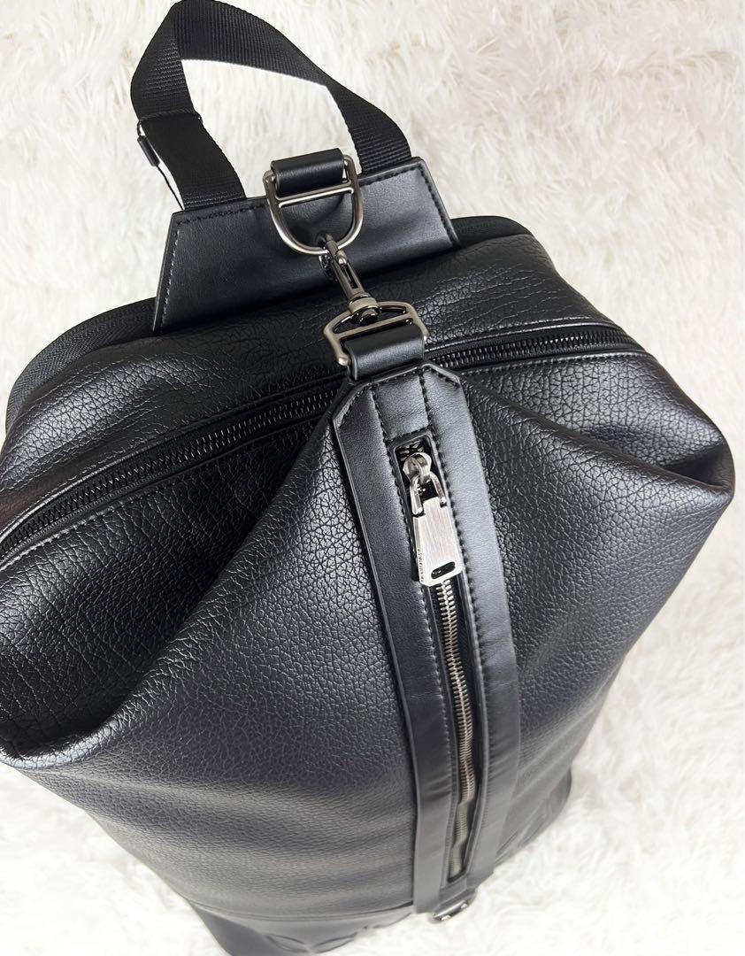 CALVIN KLEIN CK 2Way Large Black Office Laptop Backpack, Men's Fashion