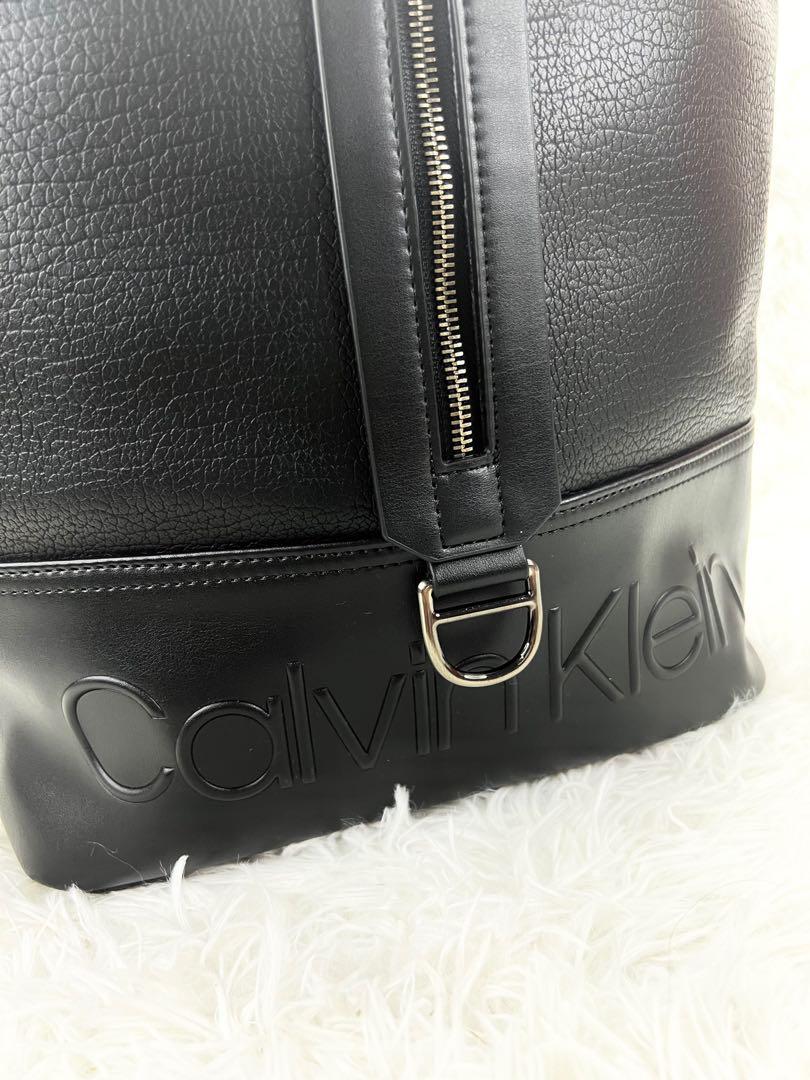 CALVIN KLEIN CK 2Way Large Black Office Laptop Backpack, Men's Fashion