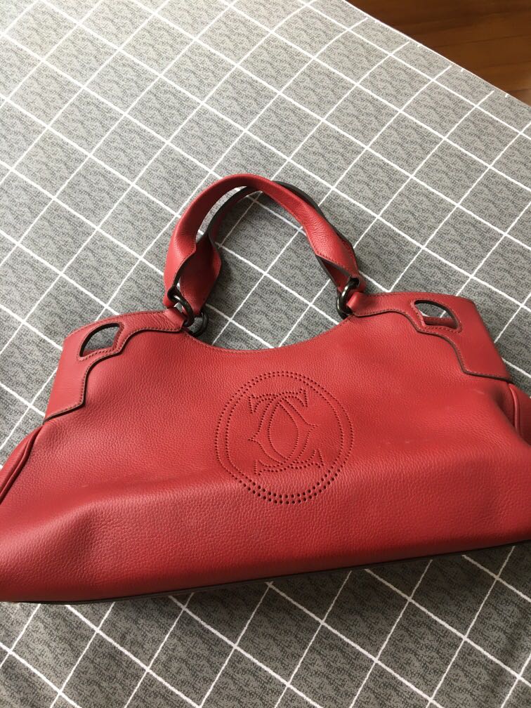 Cartier deals red handbag
