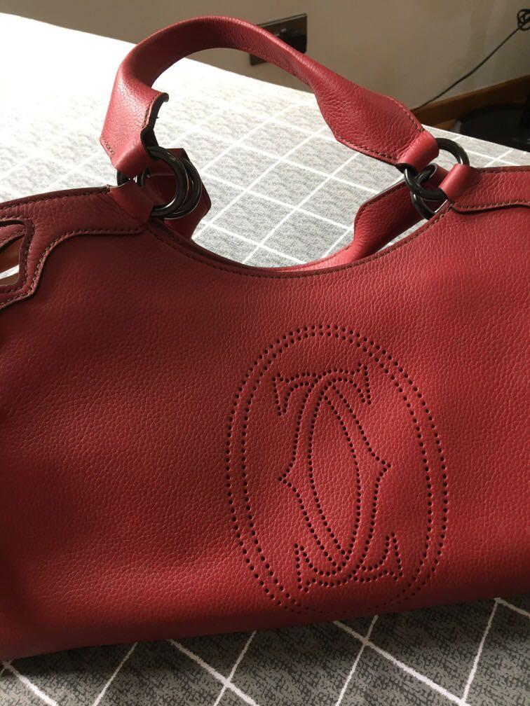 Cartier Red Handbag