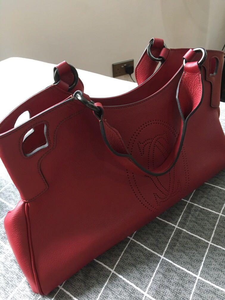 Cartier cheap red handbag