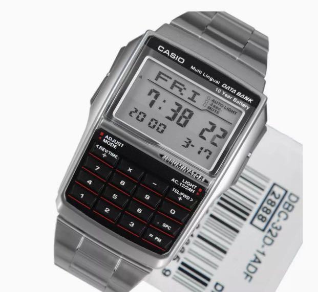 Casio Vintage Data Bank Watch Luxury Watches on Carousell
