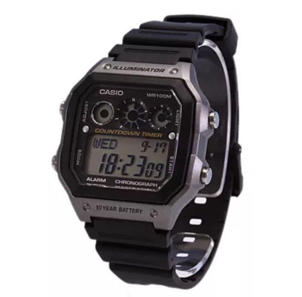 Casio world time Illuminator Digital Watch, Luxury, Watches on Carousell