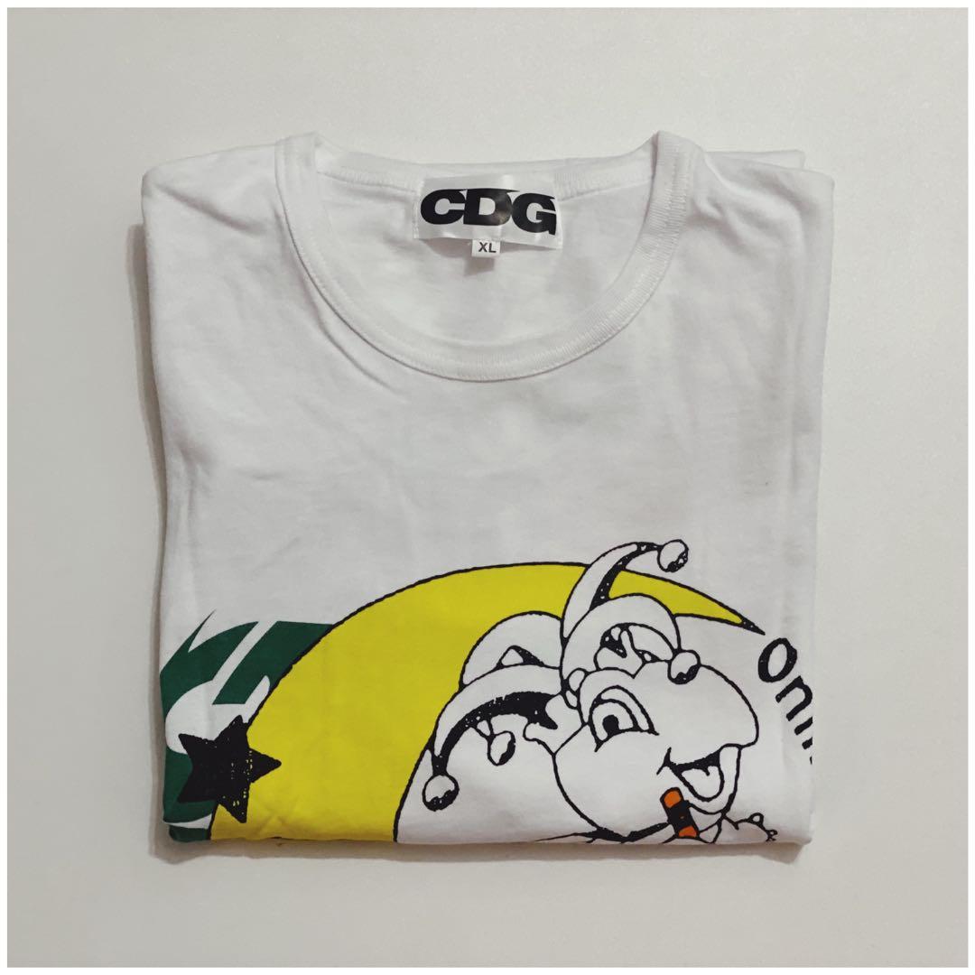CDG x Online Ceramics Moon Tee Men s Fashion Tops Sets