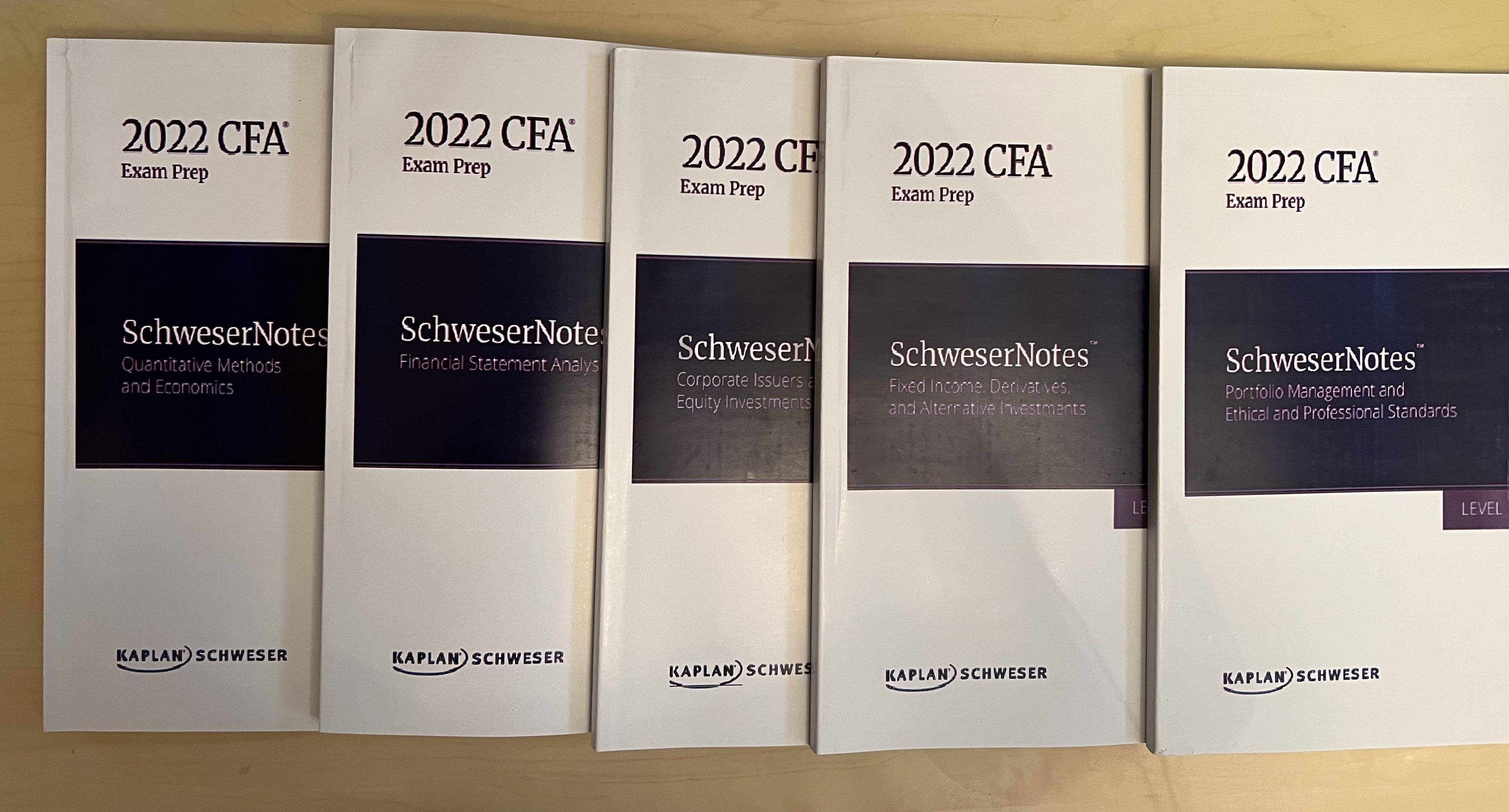 2022 CFA LEVEL 1 / 2 / 3 Kaplan Scheweser 另有FRM IELTS, 興趣及