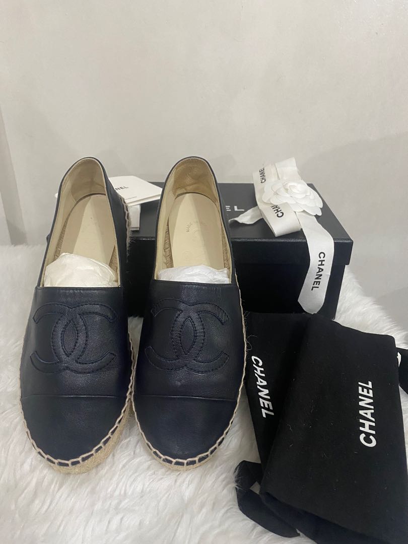 chanel espadrilles backless