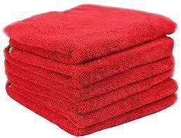 Chemical Guys Premium Red-Line Microfiber Towel - 16in x 16in - 3