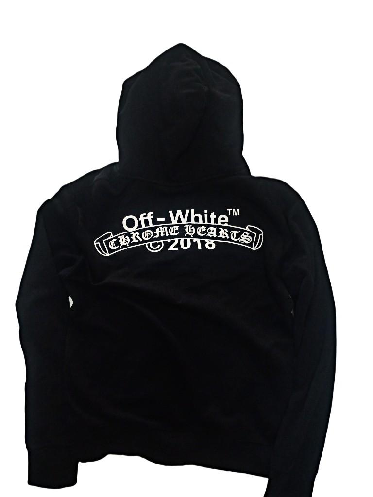 Chrome hearts x off sales white hoodie