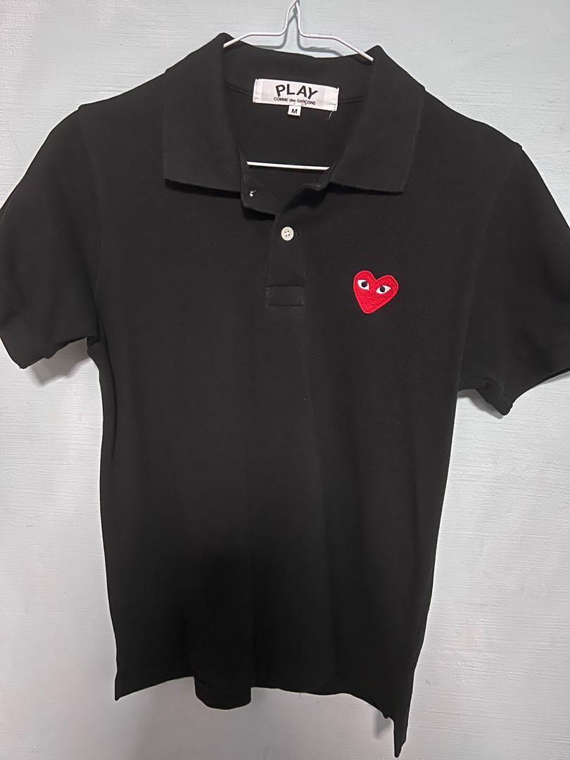 Comme des garcons black polo shirt outlet