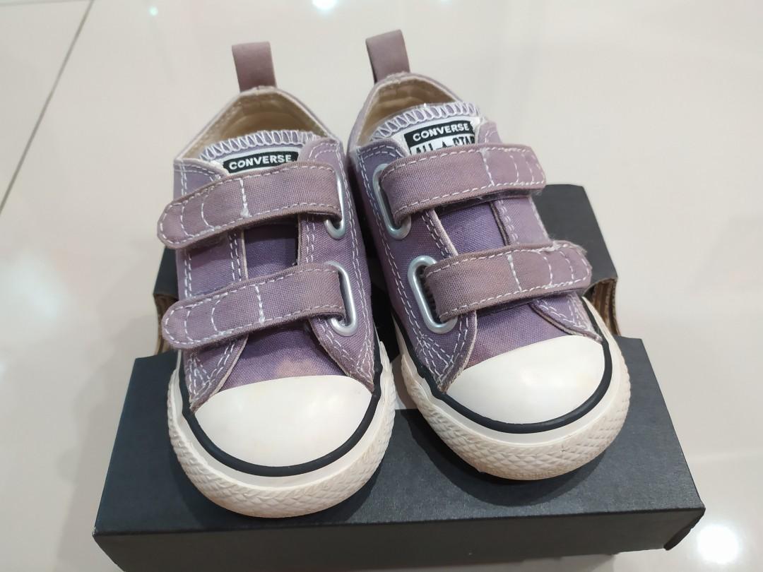 Converse velcro infant top
