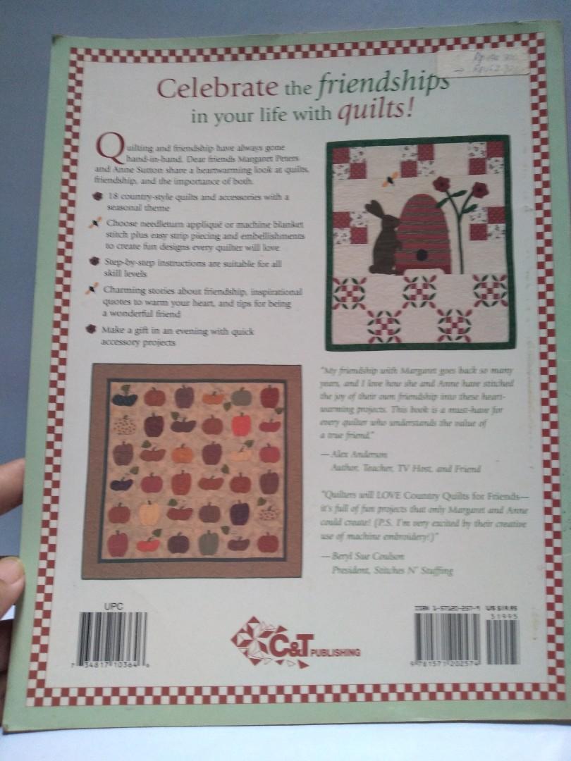 Country Quilts for friends - Margaret Peter & Anne Sutton