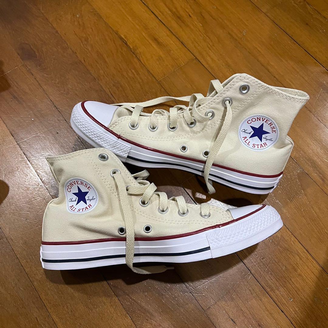 high top ivory converse