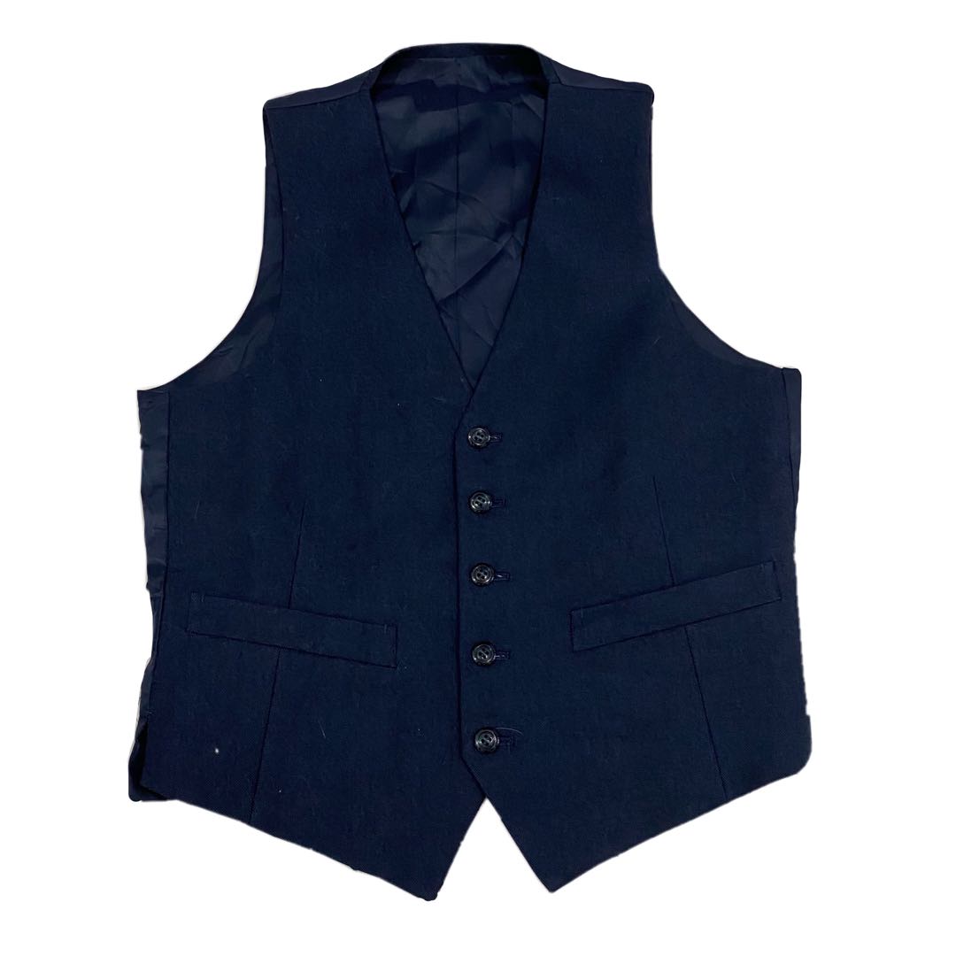 Men's quilted vest - navy V57 | Ombre.com - Men's clothing online