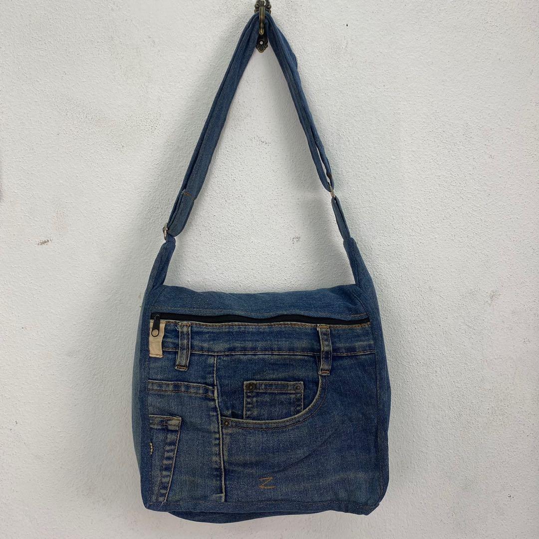Beg sales tangan jeans