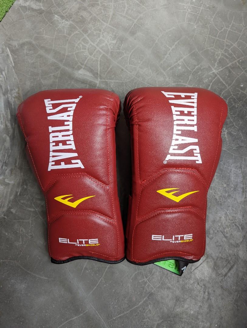 Everlast Elite Hook and Loop Training/Sparring Gloves (Boxing Gloves),  Sports Equipment, Other Sports Equipment and Supplies on Carousell