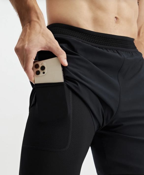 Fabletics Mens Shorts with Liner in 
