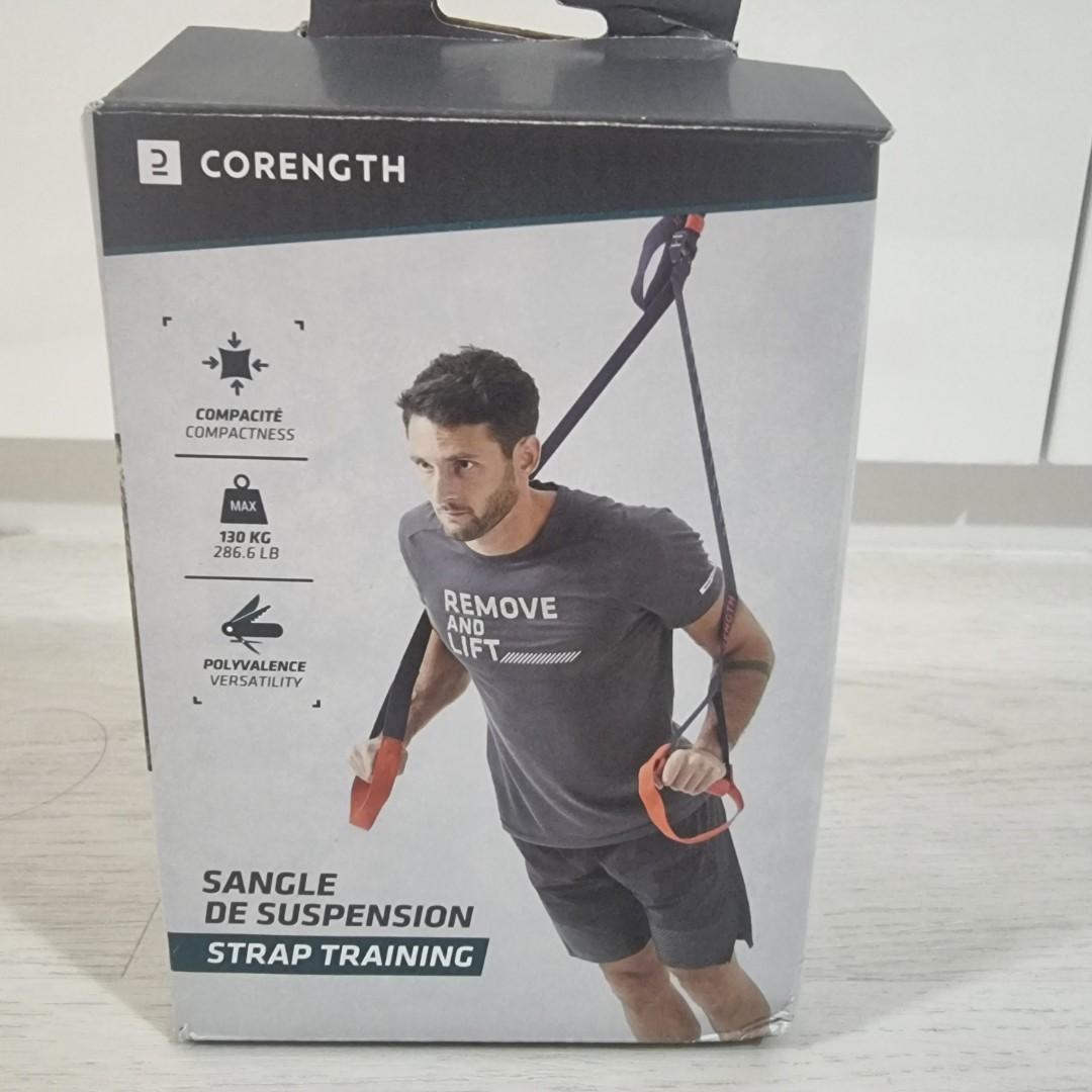 Fitness suspension trainer Corength DST in black red Strap Training