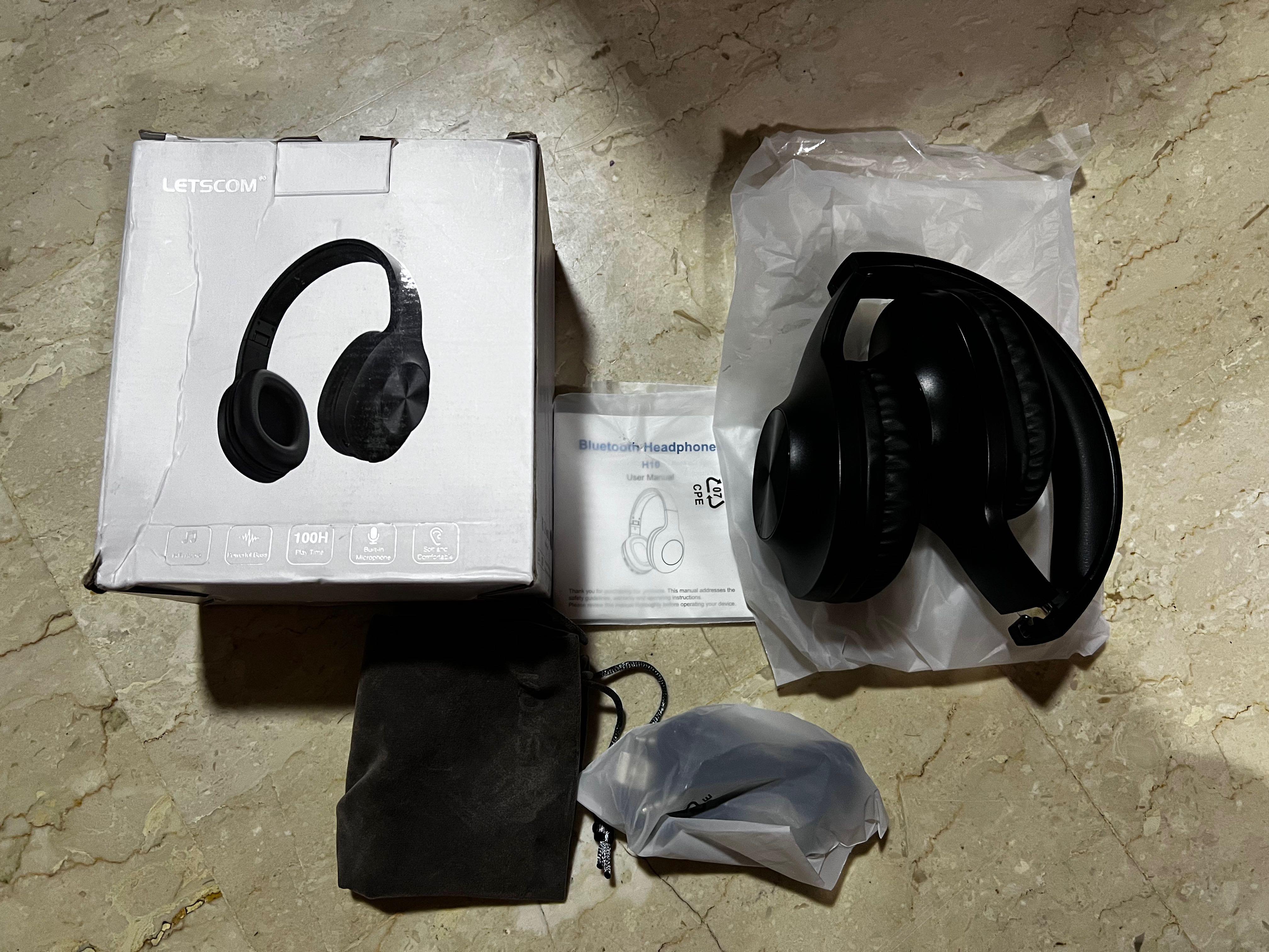 Letscom wireless sales headphones h10