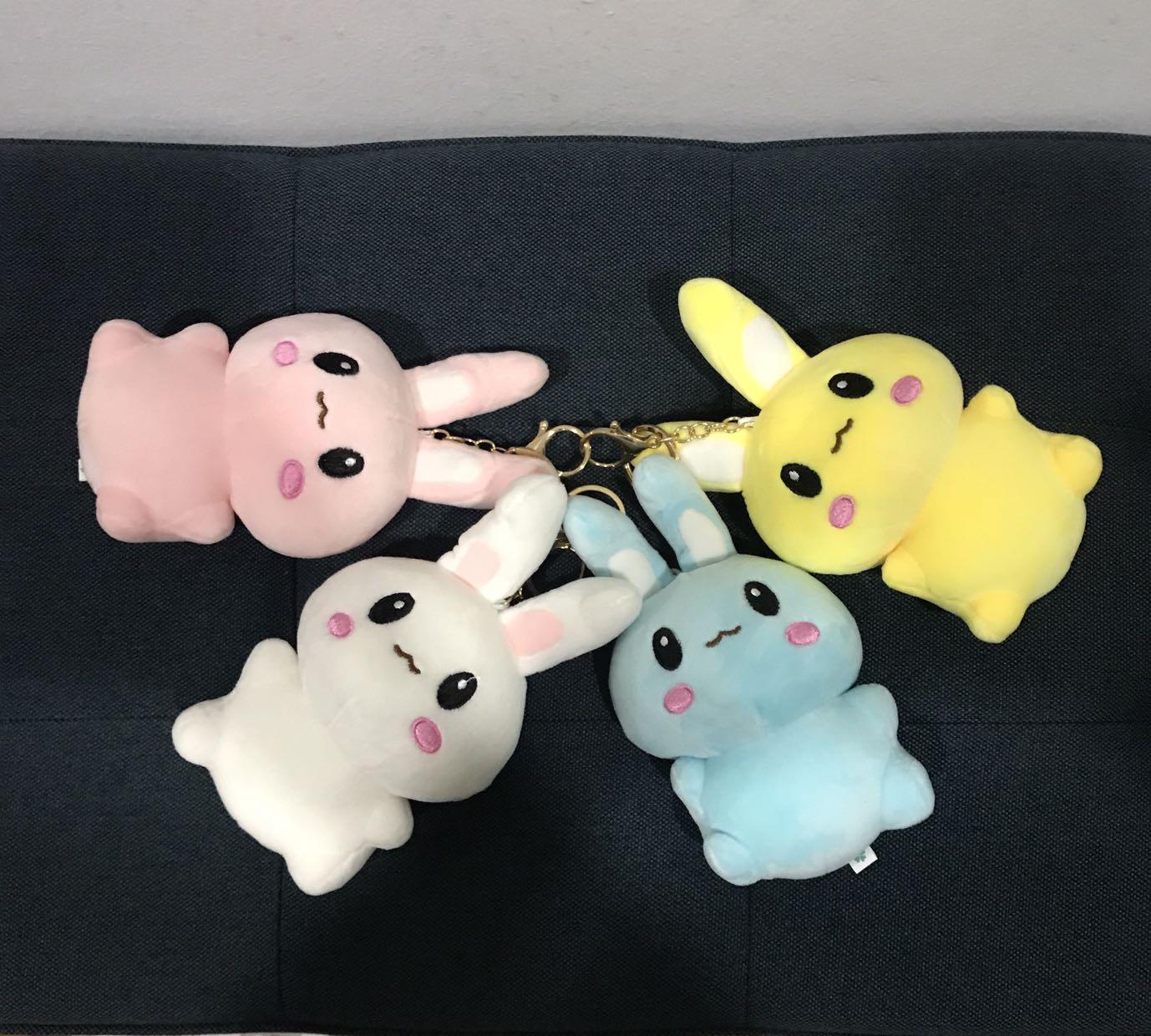 cute plush keyring