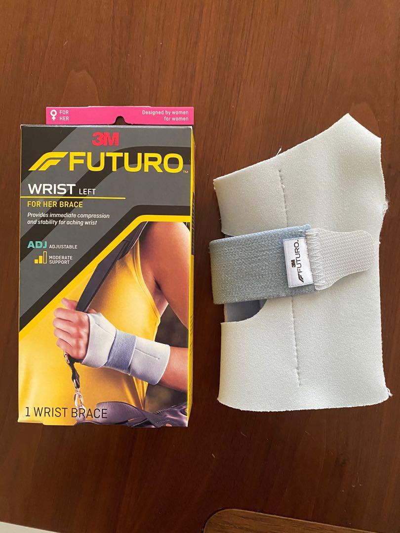 Futuro For Her Wrist Brace Adjustable Left, Health & Nutrition, Braces