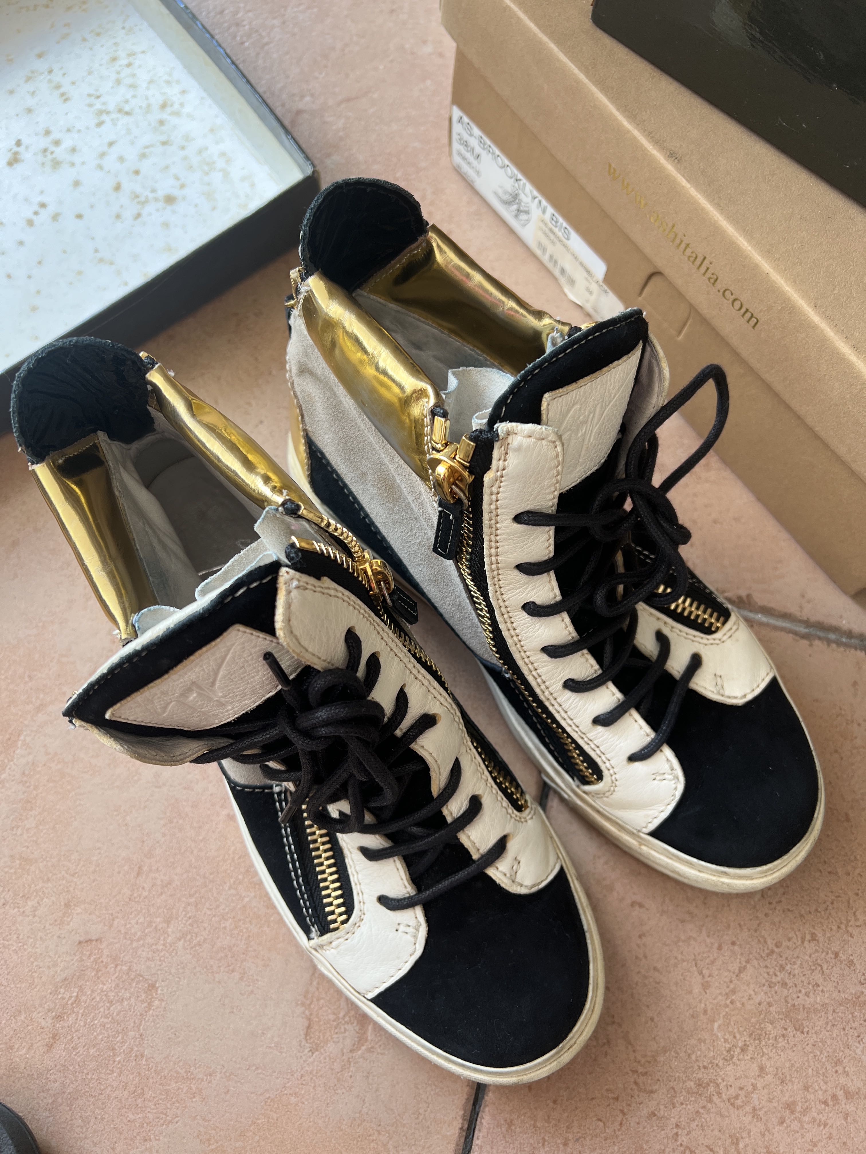 GIUSEPPE ZANOTTI DESIGN Sneakers MAY in black