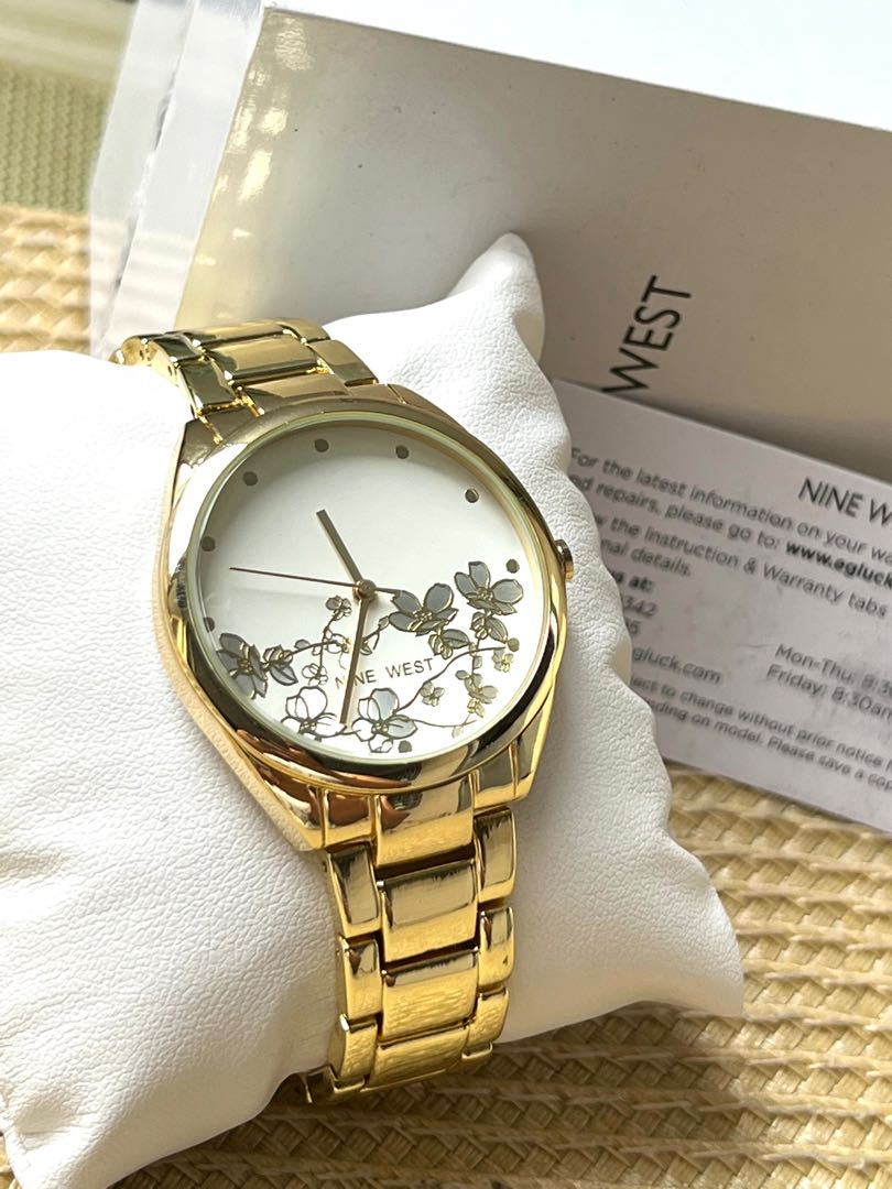 Nine west deals floral watch