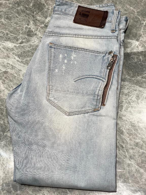 G Star RAW STEAN TAPERED back zip Jeans width 31 Length 34 99