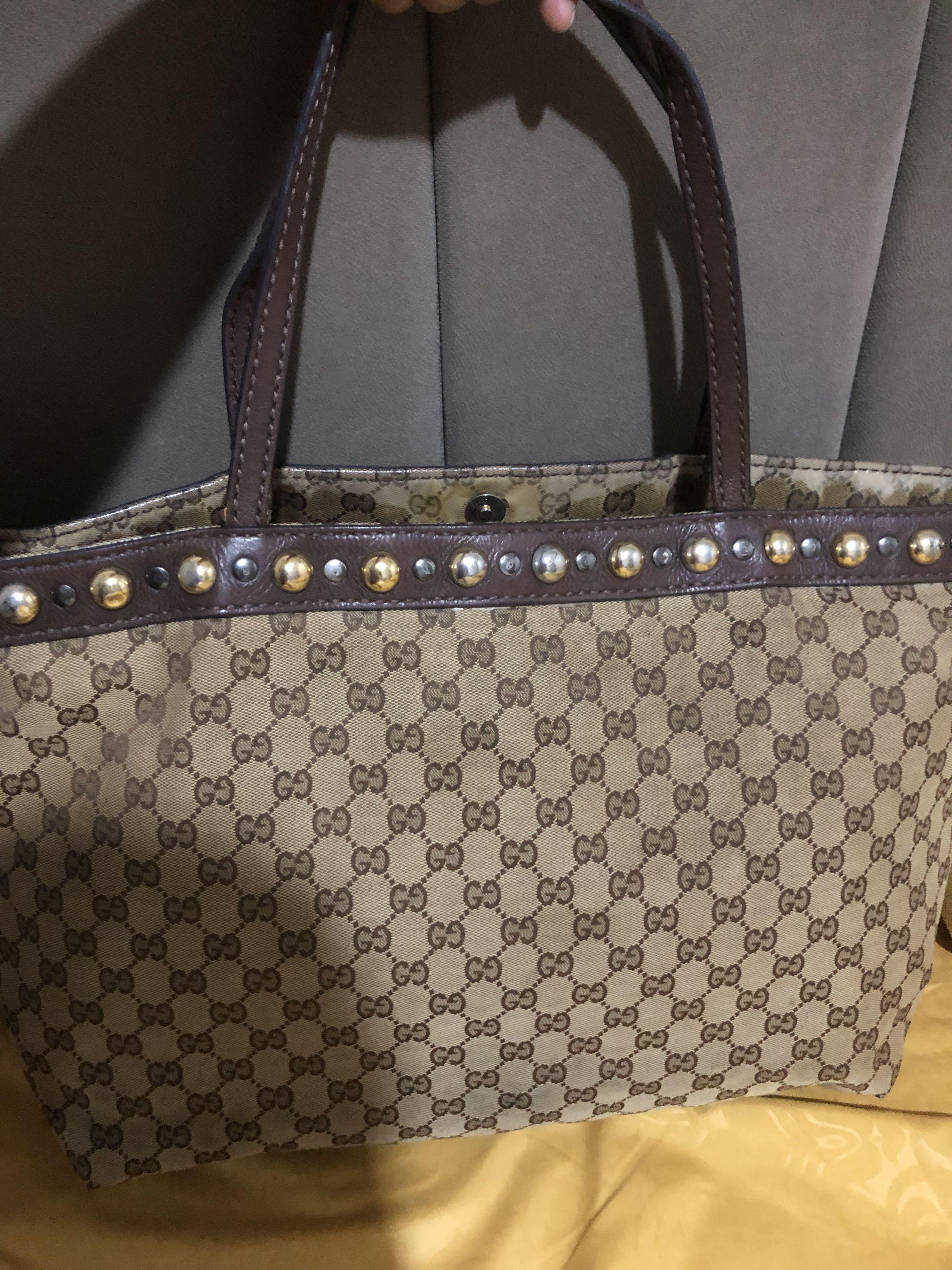 Lot-Art | Gucci - Modello tote in tela rivestita monogramma - Nuovo con  difetti Shoulder bag