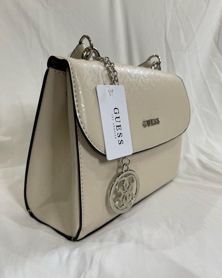 Guess bag w/ sling in Cream, Women's Fashion, Bags u0026 Wallets, Shoulder Bags  on Carousell