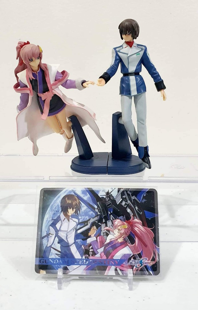 Gundam Seed Destiny Kira and Lacus Figure and Card Set, Hobbies & Toys ...