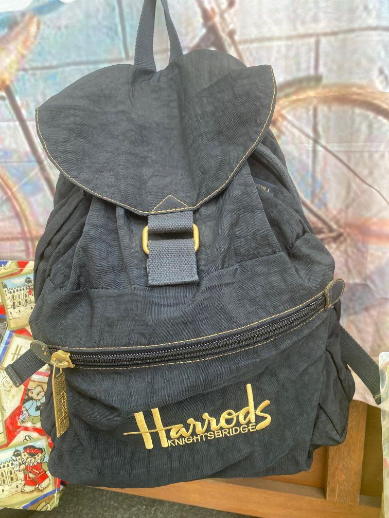 Harrods Knightsbridge Backpack Nylon Material, Women's Fashion, Bags