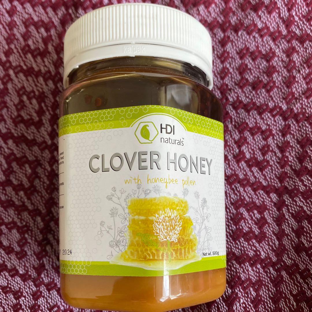 HDI naturals pure clover honey expiry 2024, Health & Nutrition, Health
