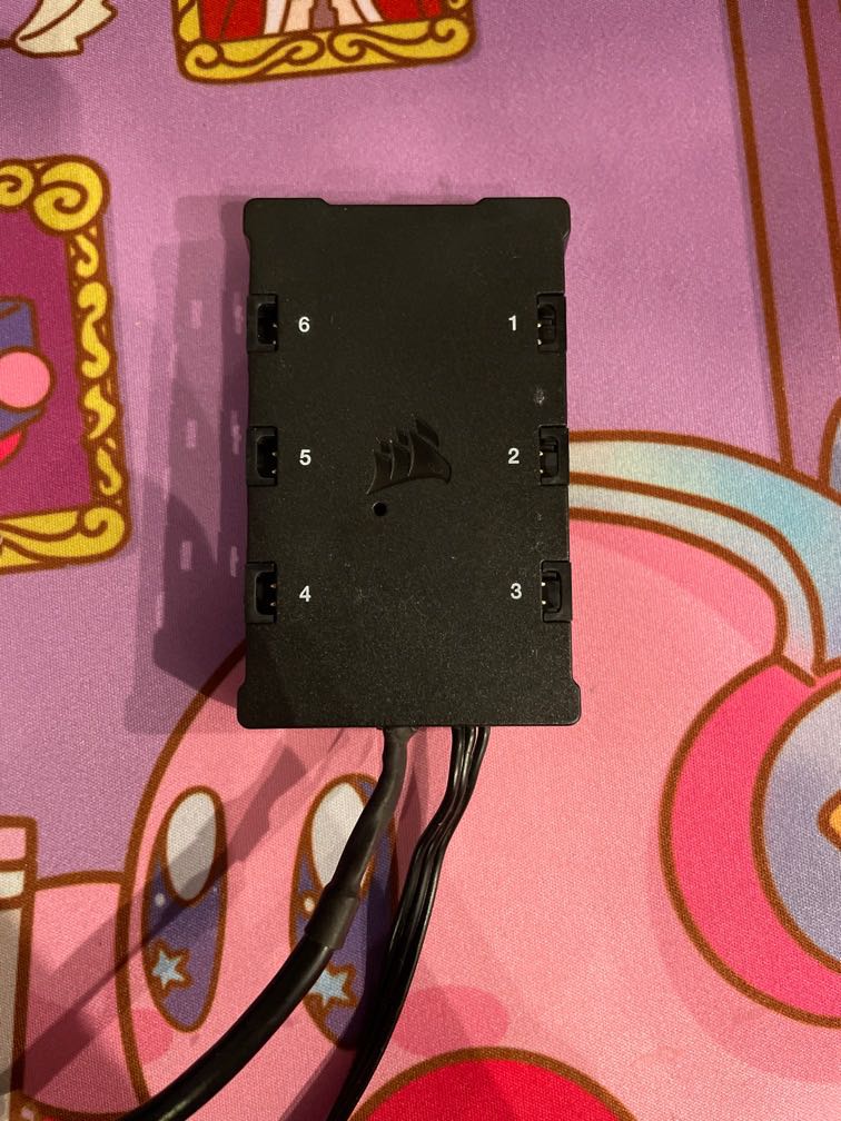 iCUE Lighting Node CORE Digital Fan RGB Lighting Controller, 電腦＆科技, 桌上