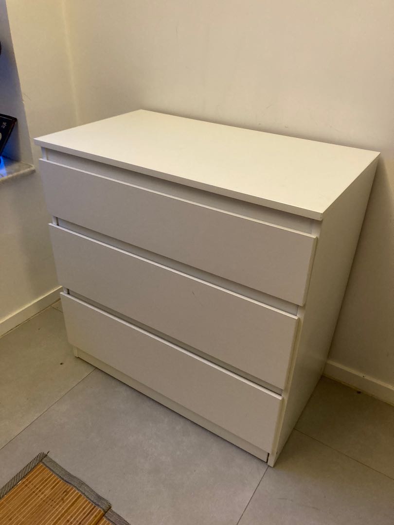 IKEA MALM DRAWER, 傢俬＆家居, 傢俬, 書櫃、櫃子及架 Carousell