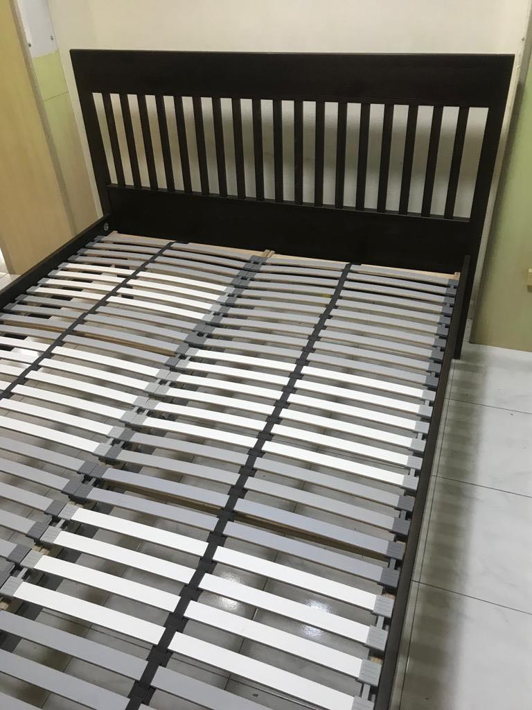 Ikea Queen Size Bed Frame, Furniture & Home Living, Furniture, Bed