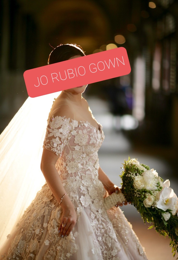 Jo rubio wedding gown outlet price
