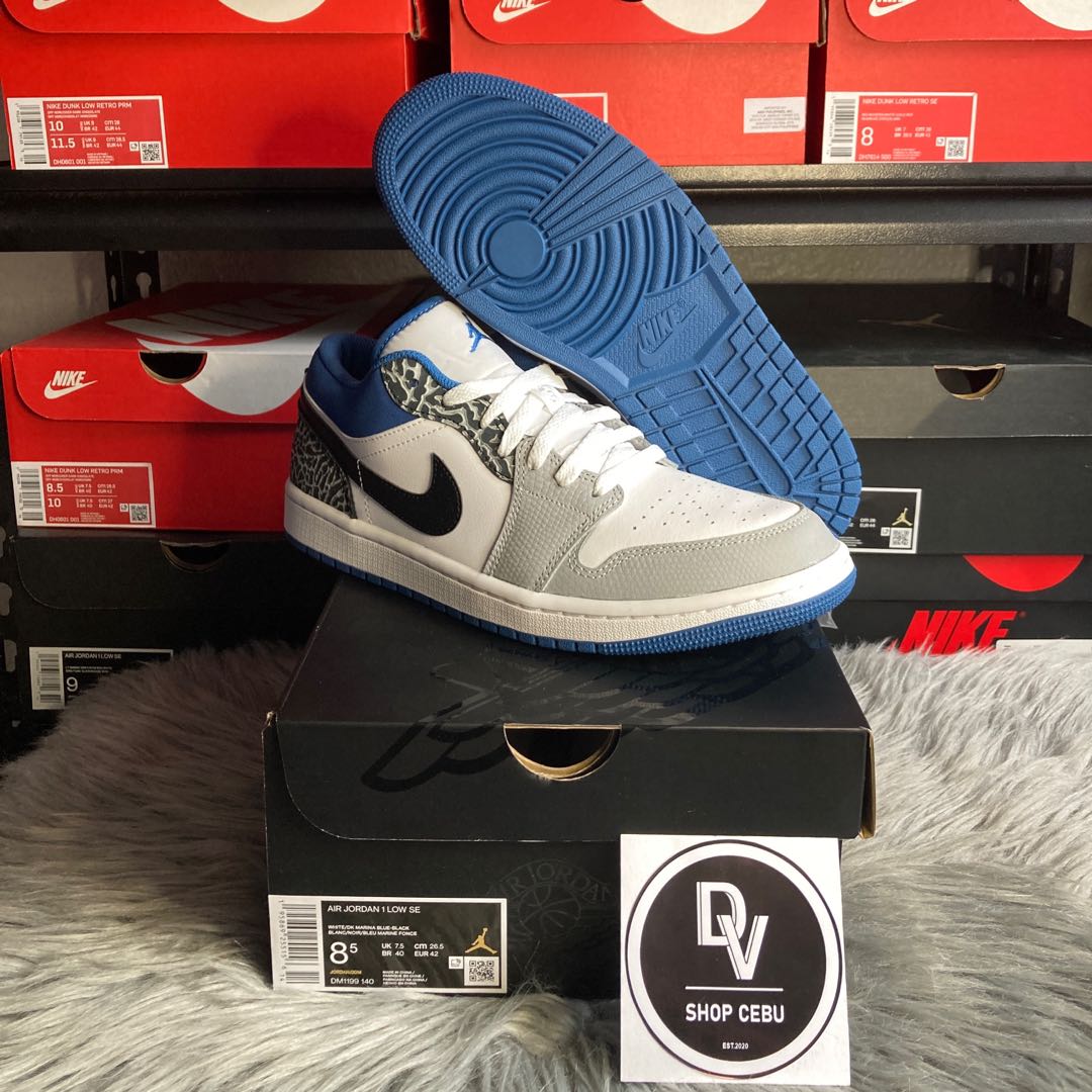 Nike Air Jordan True Blue Low 1 US9