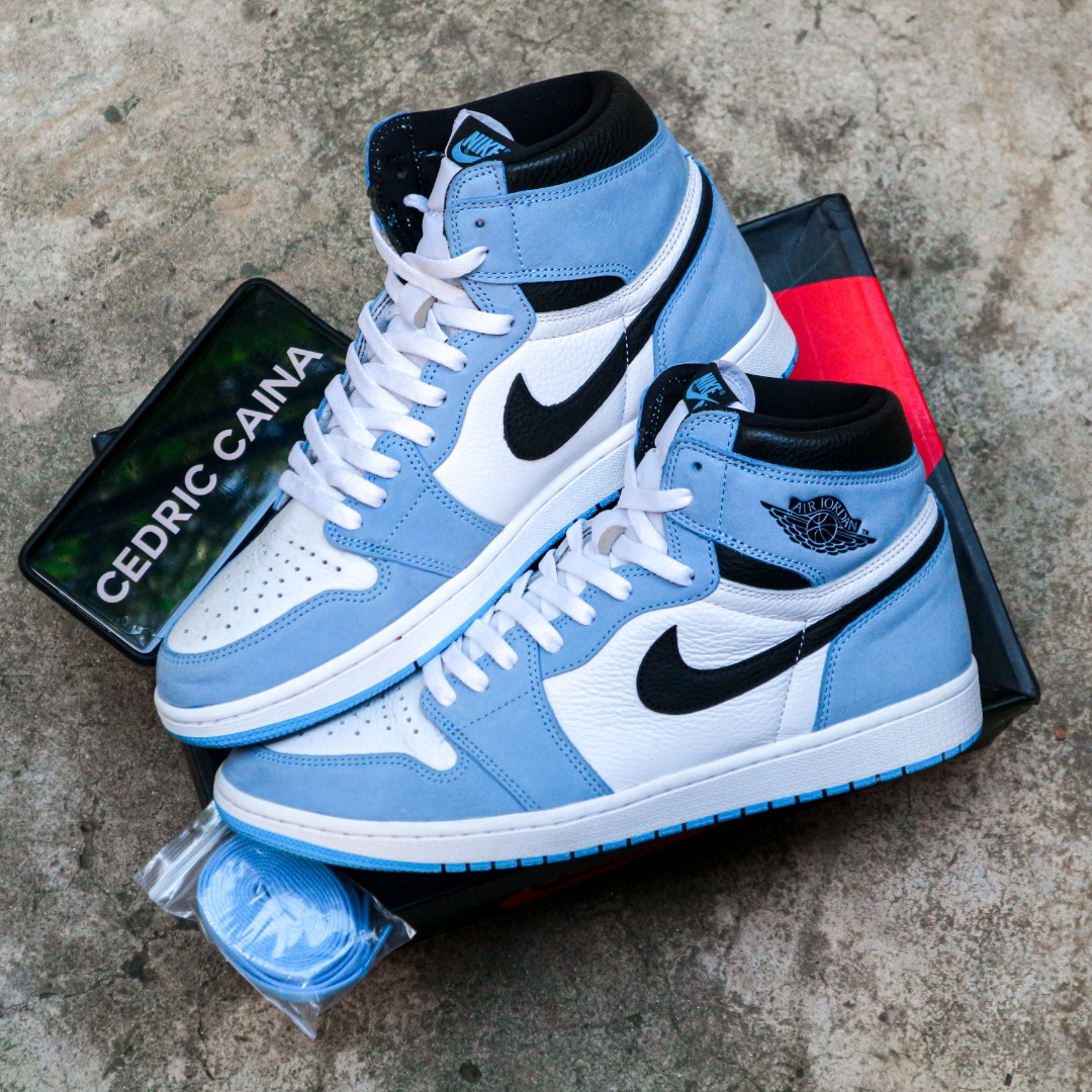 Jordan 1 University Blue, Men's Fashion 