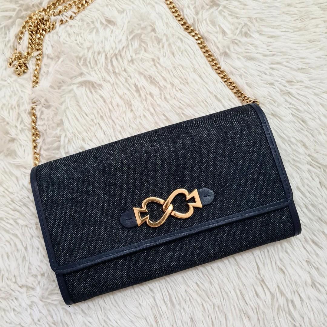 Kate spade toujours chain clutch deals