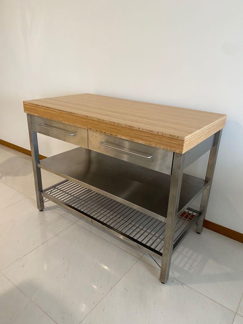 Kitchen island high table, Furniture & Home Living, Furniture, Tables