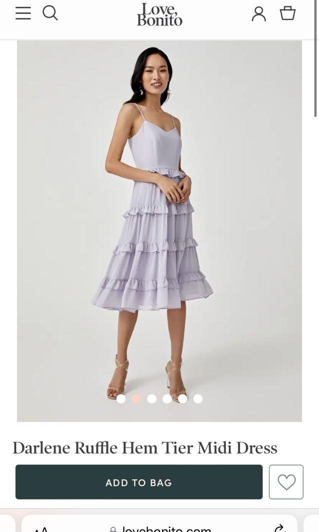 Darlene tiered ruffle dress cheap