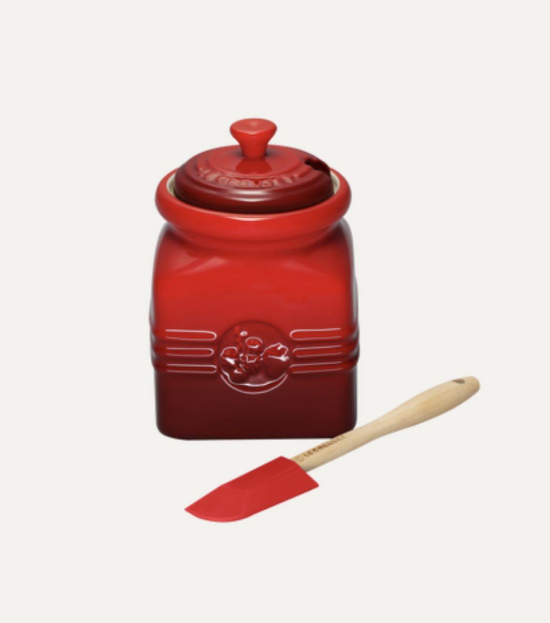 Le Creuset Jam Jar with Spreader, Furniture & Home Living, Kitchenware