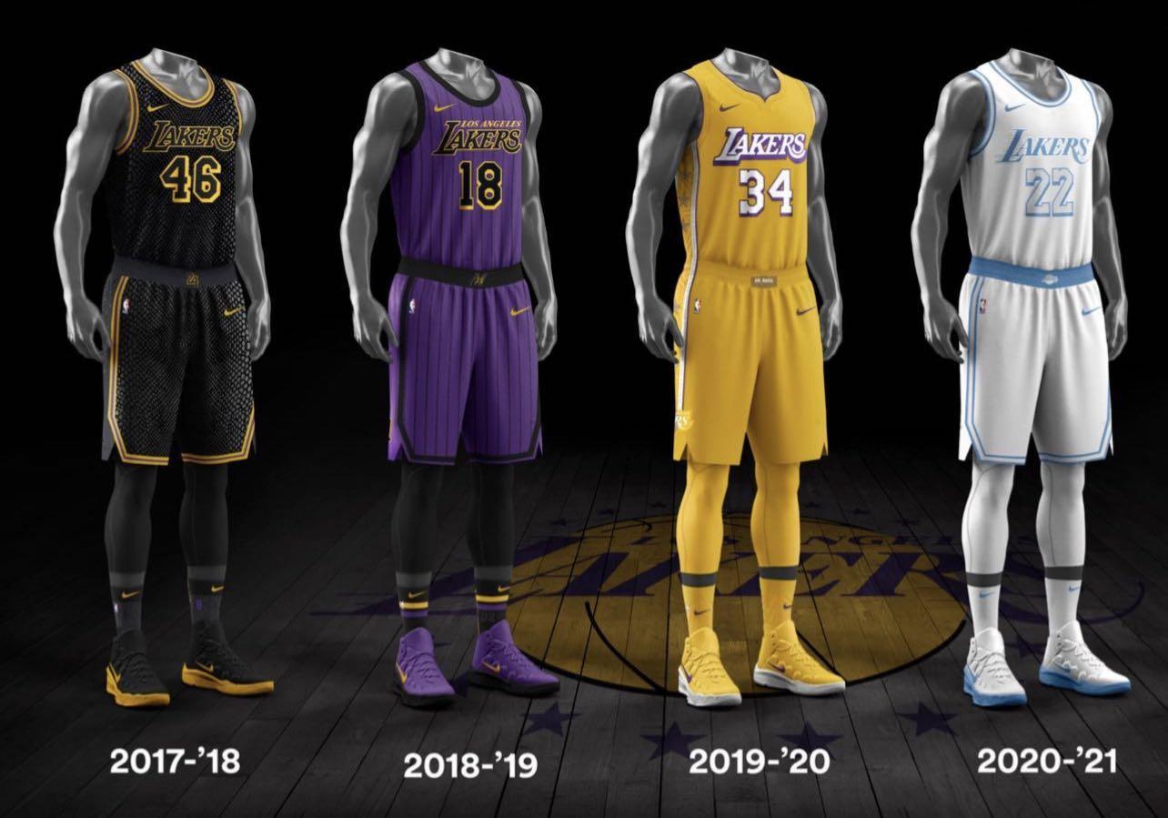 LeBron James Los Angeles Lakers 10.5 x 13 Purple 2018-19 Jersey